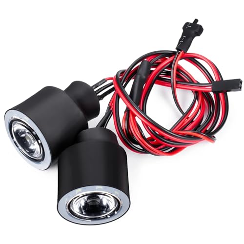 Accesorios Axial Scx6 Axi05000 Wrangler Jlu 1/6 faros coche Angel Eyes luces 4