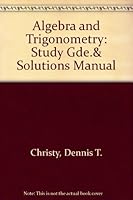 Algebra and Trigonometry 0697056252 Book Cover