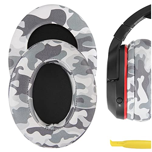 Geekria Extra Thick Replacement Ear Pads Compatible with Turtle Beach Stealth 400, 500X, 700X, 420X, Ear Force XO Seven, XP500, PX5, PX4, X42 Headphones, Ear Cushions (Camo)