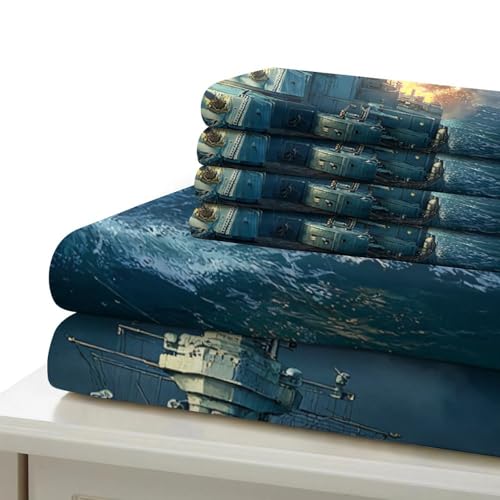 Housse de couette vintage imprimé 3D parure de lit enfant super king - 7