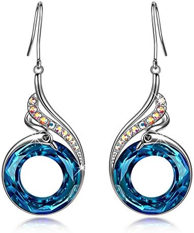 Kate Lynn Phoenix Earrings for Women, Crystal Earrings Jewelry for Women, Birthday Gifts for Women Wife Girlfriend Mom Grandma, Unique Earrings for Christmas Mothers Day