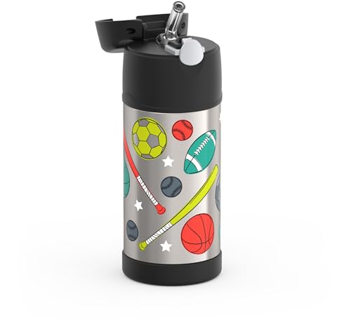 Image of THERMOS FUNTAINER Water Bottle with Straw, 12oz, Sports