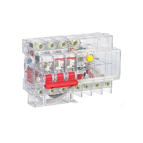 Disjoncteur différentiel DZ47TRLE 6kA 3P+NF 20A 30mA transparent pour tableau