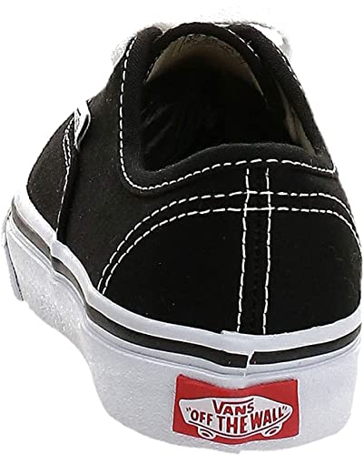 Vans Vans Kids Unisex Authentic Shoes, Size 1, Color (6BT) Black/True White