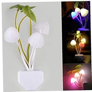 Fantastico Fungo Leggero Senso di Controllo Ha Condotto La Lampada Parete Coniglio Bedroom Decor Ornamenti Bella Lamparas