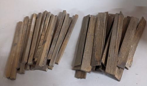 menta-modellbau Holz Set Alpenländisch Tirol 20 x Holzbalken und 20 x...