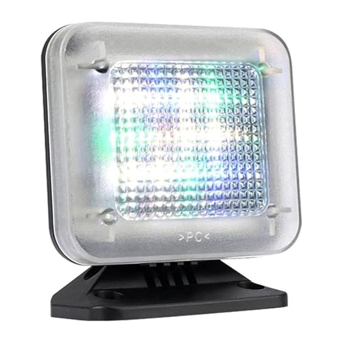 Fake TV Simulator LED Lamp Fake TV Simulator Light Night Security Light Home Security Fake Television for Home Security Burglary Protection uilt-in Light Source Sensor & Dusk Sensor Auto Power On