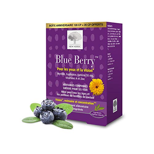 New Nordic Blue Berry 120 Comprimés + 20 Comprimés Offerts