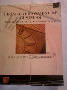 Paperback Legal Environment of Business Book