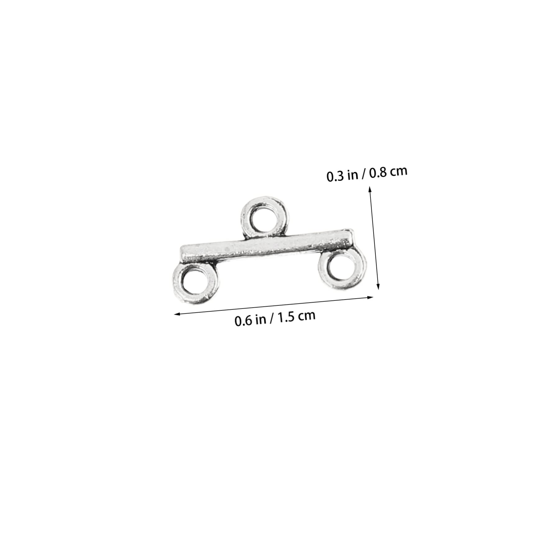 SEWACC 300piezas Conectores Para Joyas Ganchos Para Collares y Pulseras Color Antiguo Accesorios De Manualidades Para Creación De Joyería