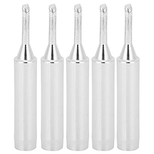 Fafeicy Pointes de Fer à souder 5 pièces, sans Plomb, Forme de Fer à Cheval 2C, Outils de soudage par Soudure pour Station de soudage, Cartes de Circuits imprimés, Pointe De Fer À Souder/Noyau