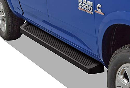 Estribos APS negros 6in para Dodge Ram 1500 09-18 miniatura 4