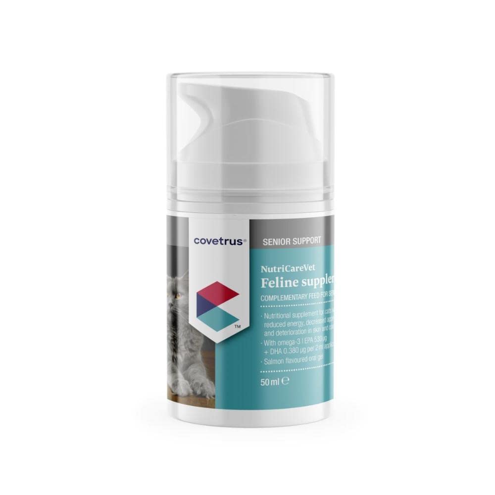 NUTRICAREVET SUPLEMENTO SENIOR GEL GATO 50ML COVETRUS