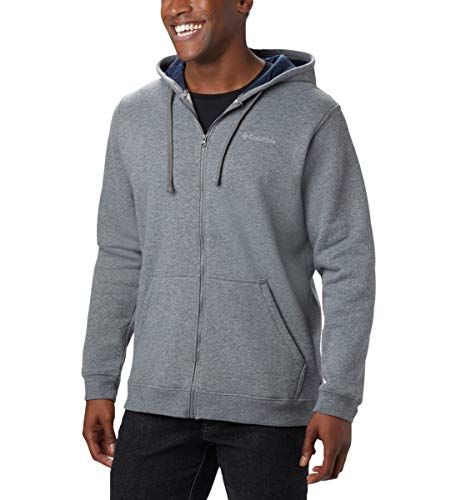 Columbia Men's Hart Mountain Full Zip, charcoal heather, S