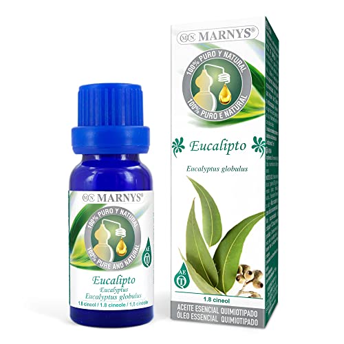 MARNYS Aceite Esencial Eucalipto 100% Puro Quimiotipado 15ml, 1