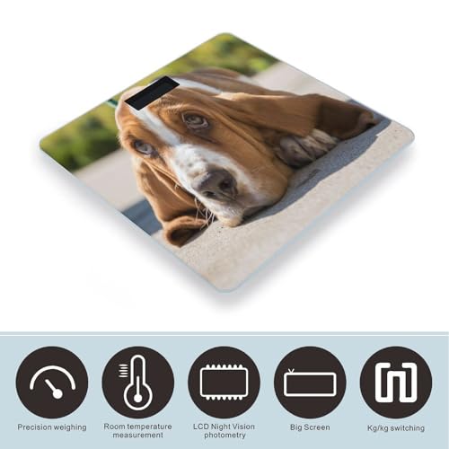 Báscula Digital de Baño con Pantalla LCD miniatura 3