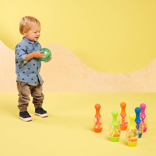 B. Play – Kegelspiel für Kinder – Bowling Set Kinder mit 6 Kegeln und Kugel – Indoor und Outdoor Spielzeug – Kinderspielzeug – ab 2 Jahren – Auf geht’s zum Bowling