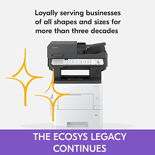 Kyocera Ecosys Ma6000Ifx All-In-One Monochrome Laser Printer (Print/Copy/Scan/Fax), 62 Ppm, Up To Fine 1200 Dpi, Gigabit Ethernet Hypas Capable, 7 Inch Touchscreen Panel, 512 Mb #TOP6