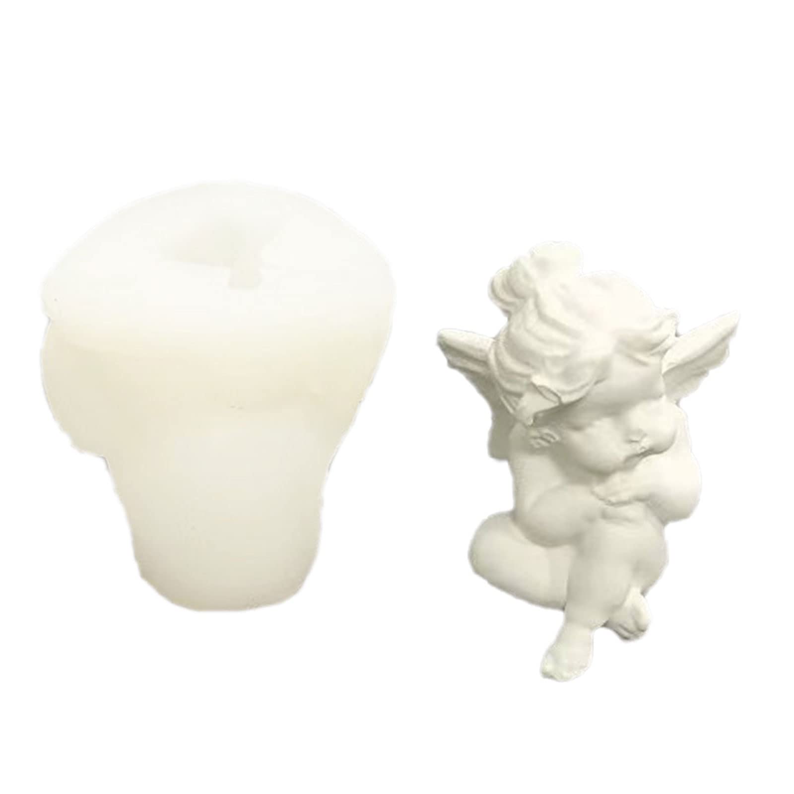 Kalttoy Mold Sculpture Silicone Mold Non-stick Easy to De for Making Soap Plasters Fondant Decorations Statue Silicone
