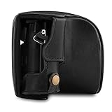 MegaGear MG1565 Ever Ready Genuine Leather Camera Case compatible with Panasonic Lumix DC-LX100 II - Black - Image 8