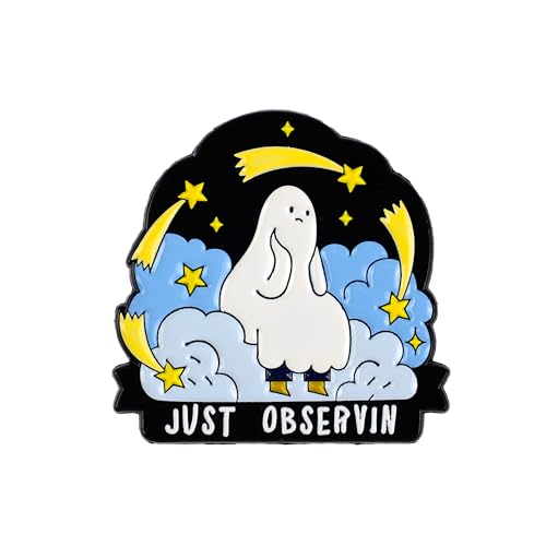 Just Observin ���킢���߂����S�[�X�g�s���u���[�`�A�����I�ȃ��[���A�A�C���^�[�l�b�g�~�[���G�i�����s���A���ӋC�ȓ����I�ȗF�l�A�����ւ̖ʔ����M�t�g�A�Â��Ƀu���[�`���ώ@����A�_�[�N�ł��킢���u�[���y���o�b�W�A����Ȕ��Љ�I�A�N�Z�T���[�B