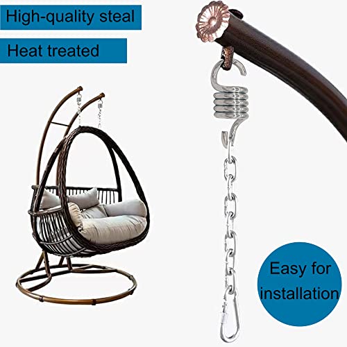Porch Swing Springs Hammock-Chair Spring - 750Lbs Heavy Duty Suspension Hangers Ceiling Mount Porch Swings (1Pc 750Lbs Compact Version) #TOP5