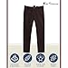 Ben Sherman Men's Slim Fit Chino Pants - Men's Fashion Comfort Stretch Cotton Casual Pants - Stylish Tapered Chinos for Men, Size 33W x 32L, Dark Chocolate