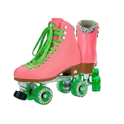 Moxi Skates - Strandhäschen - Modische Damen Rollschuhe | Wassermelone | Größe 6