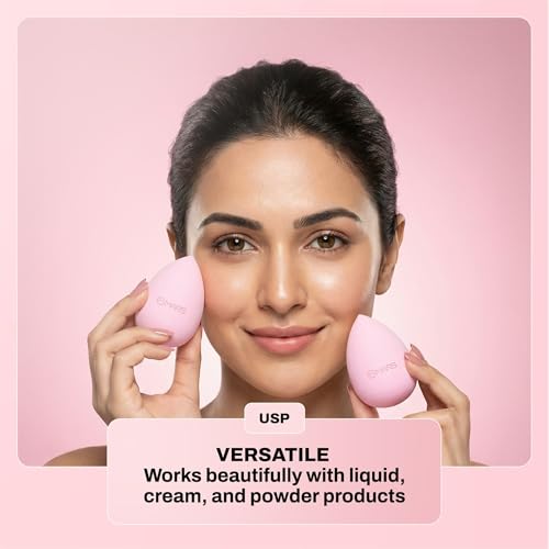 Image of MARS Squishy Makeup Blender | Seamless Natural Finish | Minimal Product Absorption | Soft Latex-Free | Uses for Foundation, Concealer, Contour & Powder