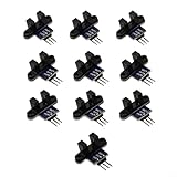 ZiStarlilife 10 x IR-Infrarot-Sensor, optischer Optokoppler-Messmodul, 59 mm Schlitzbreite, für TTL-Ausgang, stabiler Schmidt-Auslöser für DIY-Elektronik