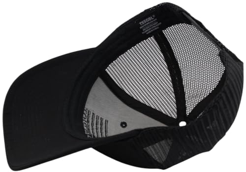Image of TSSGBL USA Flag Trucker Hat - OSFM & XXL Big Head Fit, Adjustable Mesh Snapback American Patriotic Baseball Cap