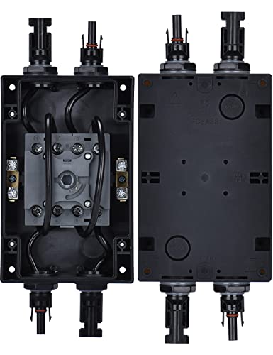 DIHOOL DC Trennschalter Leistungsschalter IP65 Wasserdicht 32a 1200V PV Combiner Box For Solaranlage Solarmodul Anlage Solarmodule