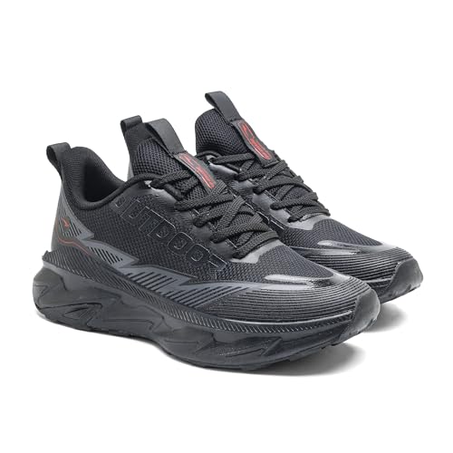 Image of ASIAN Quantum-32 Men's Sports Shoes | Grippy Outdoor Hiking, Running & Walking Sneakers | Lightweight, Durable, Breathable Knit Comfort Shoes for Men