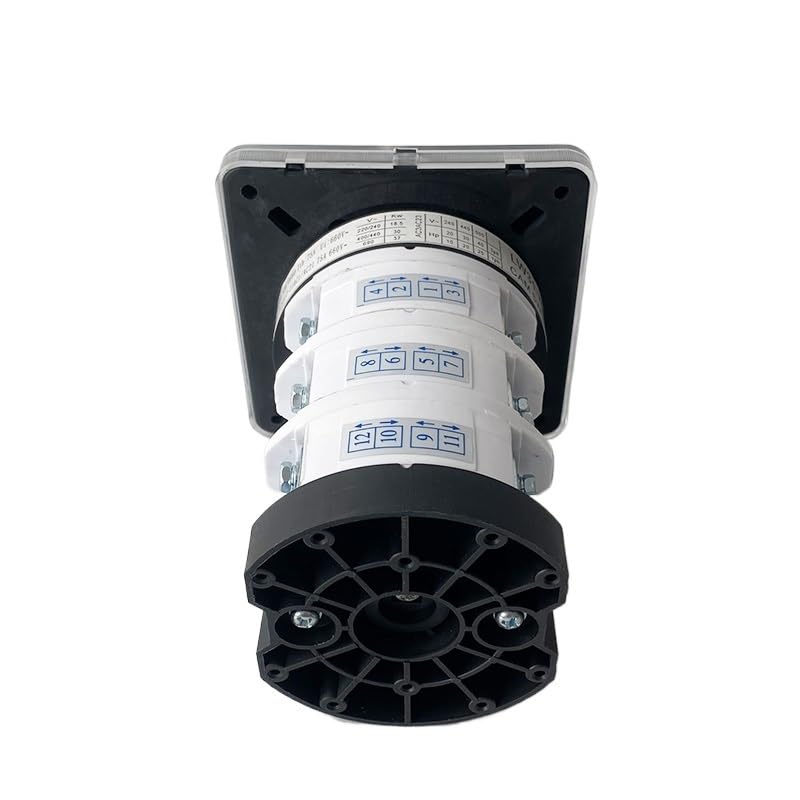 Interrupteur à came rotatif triphasé inverseur de source 75 A