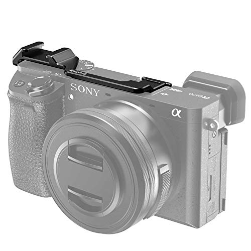 SMALLRIG Cold Shoe Adapter Relocation Plate for Sony A6100/A6300/A6400 – BUC2317