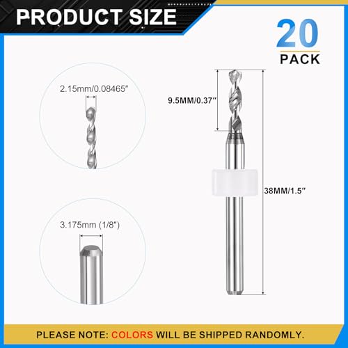 Outil de perçage CNC pour circuit imprimé avec 20 mini forets carbure de 2,15 mm