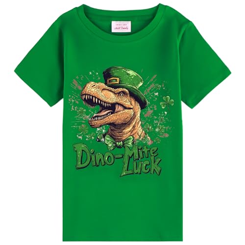 Image of Kids St. Patrick's Day Shirt Boys and Girls Green T-Shirt Clothing 4-12 Years