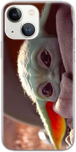 ERT GROUP mobile phone case for iPhone 13 original and officially licensed Star Wars pattern Baby Yoda 005 optimally adapted to the shape of the mobile phone, case made of TPU