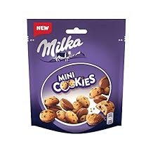 Milka Mini Cookies Covered with Alpine Milk Chocolate Pieces Imported, 110g
