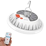 2400 Lúmenes Luces Colgantes Solares Lámpara LED De Control Remoto Para Exteriores Iluminación Luz USB Recargable Con Energía Solar Lámparas De Emergencia Interiores Portátiles Para Camping/Jardín