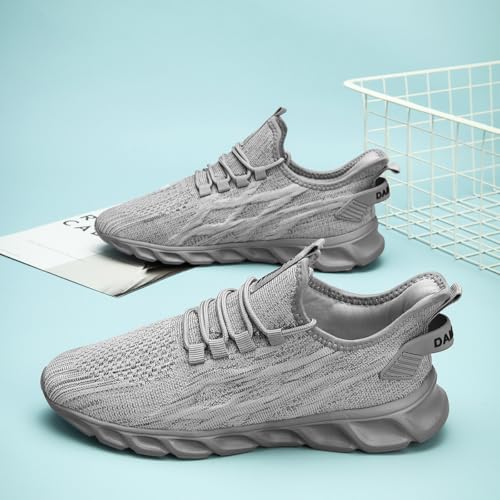 Image of Mens Walking Shoes Tennis Sneakers Running Workout Jogging Rubber Athletic Sole Ultra Light Breathable Comfortable Non Slip Fashion