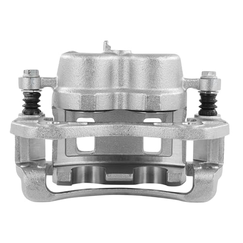 Image of Detroit Axle - Front Left Brake Caliper for 2001-2006 Hyundai Santa Fe | XG300 2002-2003 XG350, Driver Side Disc Brake Caliper with Bracket Replacement