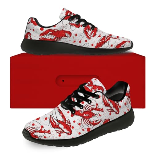 Generic Lobster Print Shoes for Men Women Lightweight Comfort 3D Print Running Tennis Walking Sneakers Gifts for Him Her2