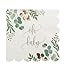 Party-Servietten OH Baby Botanical Eukalyptus Blätter-Kranz weiß grün & Gold Tisch-Deko Baby-Party Baby-Shower Taufe Geburt Junge & Mädchen Accessoires Zubehör Dekoration 16 Servietten