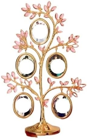 Custom Family Tree Picture Frame - Genealogy Wall Decor 5 Photo Holder Table Decoration - Unique Family Keepsake Frame(2)
