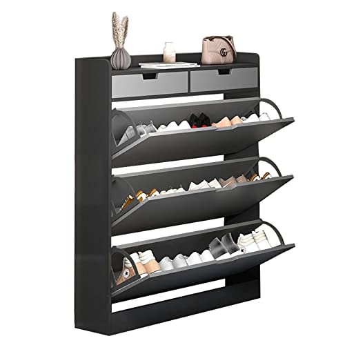 Armoire à chaussures cachée pour libérer l'espace des couloirs