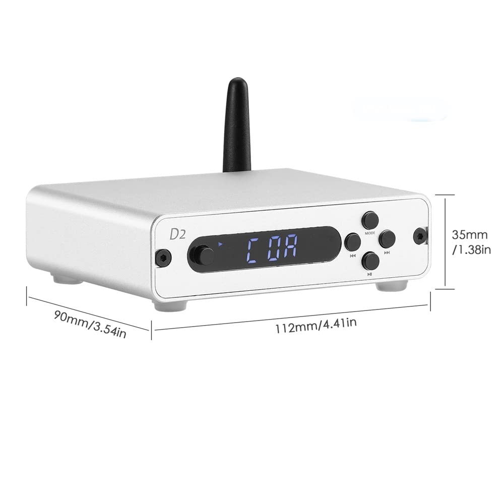 DLOETT HiFi 5.0 USB/COAX/OPT convertisseur numérique vers analogique récepteur Audio stéréo amplificateur de casque