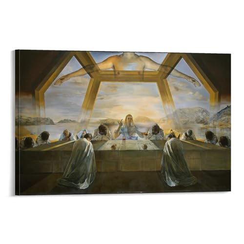 Toile Salvador Dalí décoration murale moderne cadre 40 x 60 cm