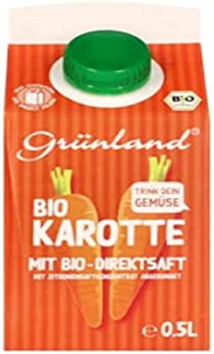 Grünland Bio Karotten Saft, 0,5 l