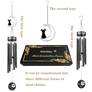   Dog-Memorial-Wind-Chime-43-Loss-Sympathy-Gift-Metal-Music-Chimes-A-Good-Remembrance-Present-Memory-Souvenir-Can-be-Used-As-Two-Wind-Chimes-to-Decorate-Garden